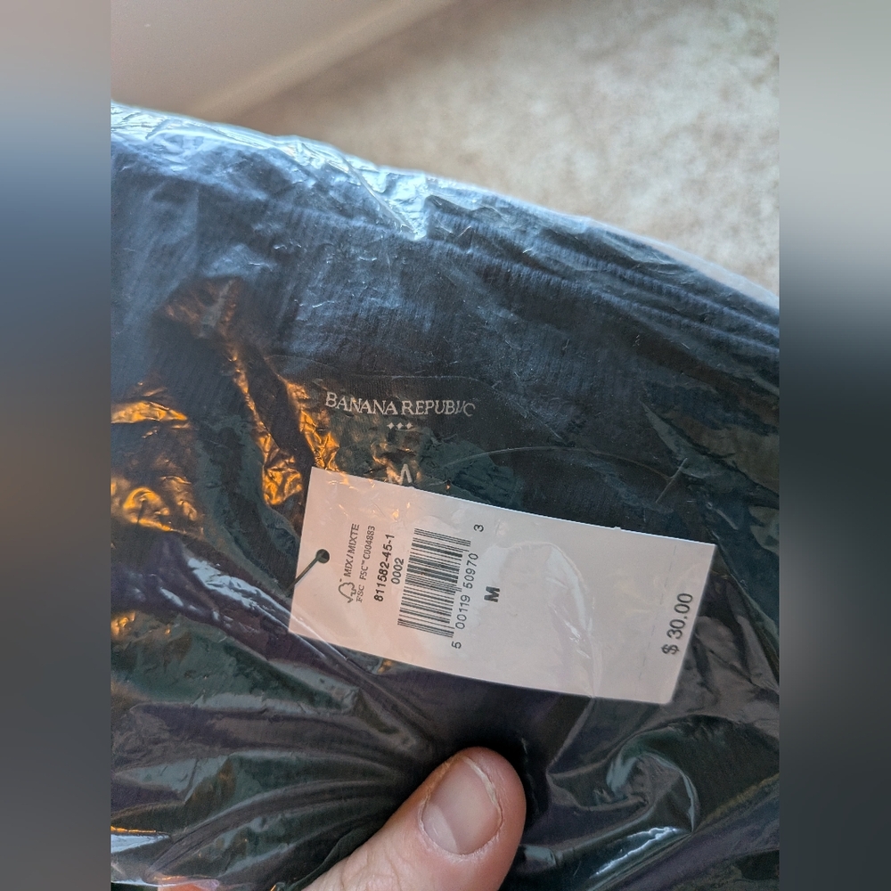 Banana Republic Ribbed Racer Tank - Picture 2 of 2